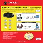 Systems Tech Ranger Bluetooth Audio Transceiver RG2ACAT0200