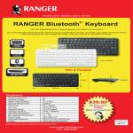 Systems Tech Ranger Bluetooth Wireless Keyboard RG2ACKB239