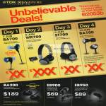 Daily Deals BA700, WR700, ST700, BA100, BA200 Headphones, EB900 Earphones, EB950