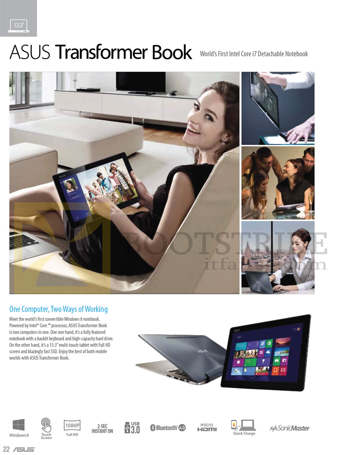 PC SHOW 2013 price list image brochure of ASUS Notebooks Transfomer Book