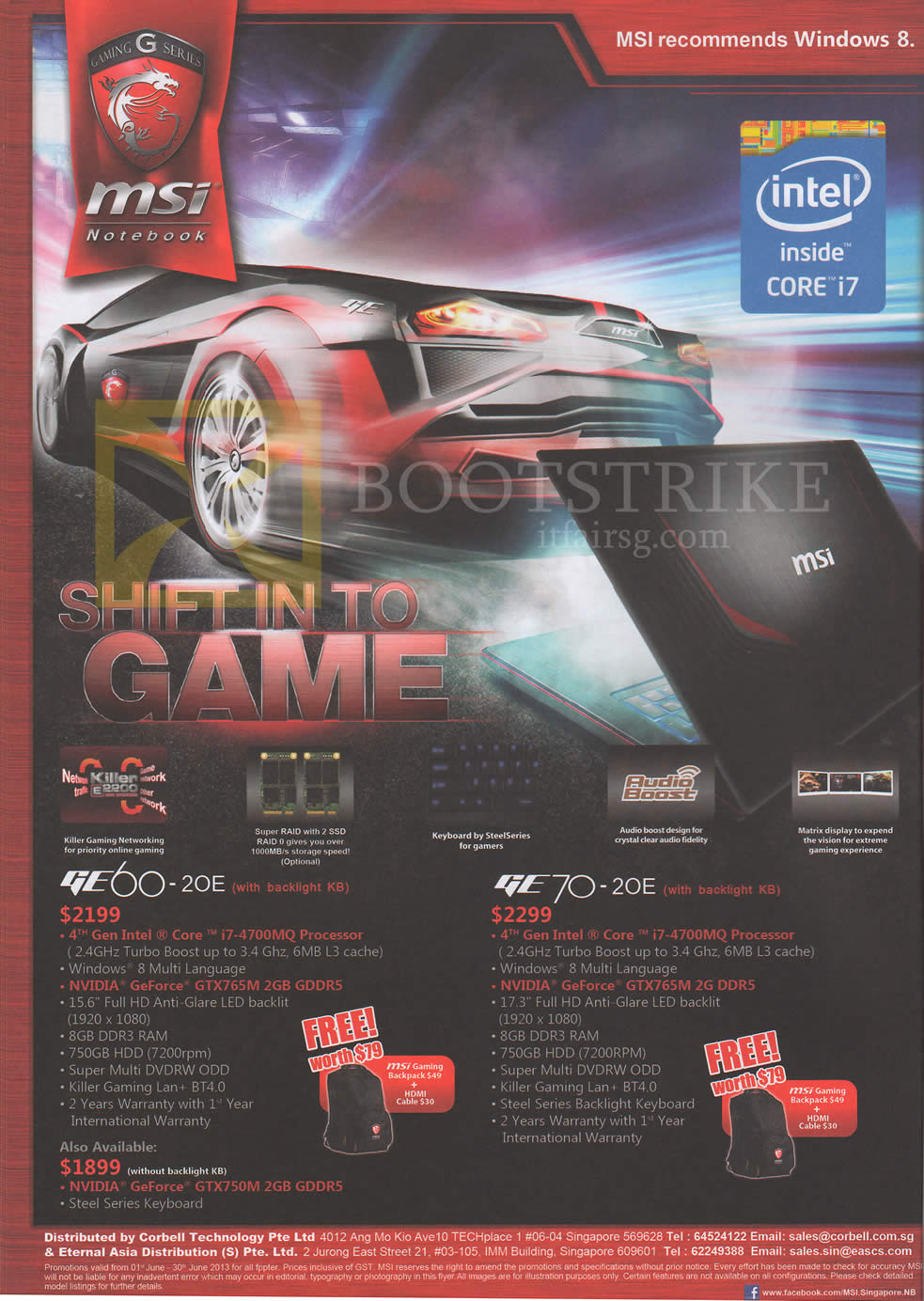 PC SHOW 2013 price list image brochure of MSI Notebooks GE60-20E, GE70-20E