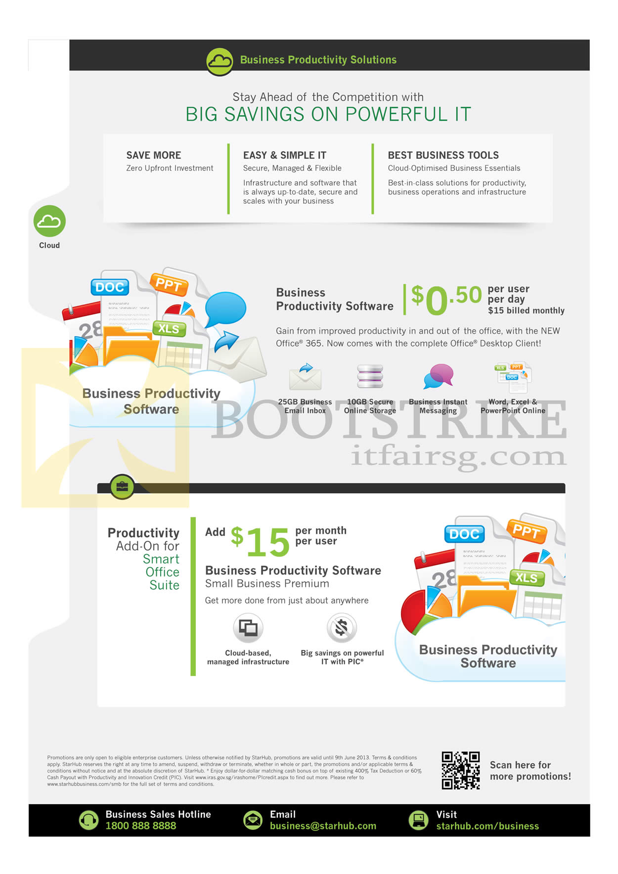 PC SHOW 2013 price list image brochure of Starhub Business Productivity Software