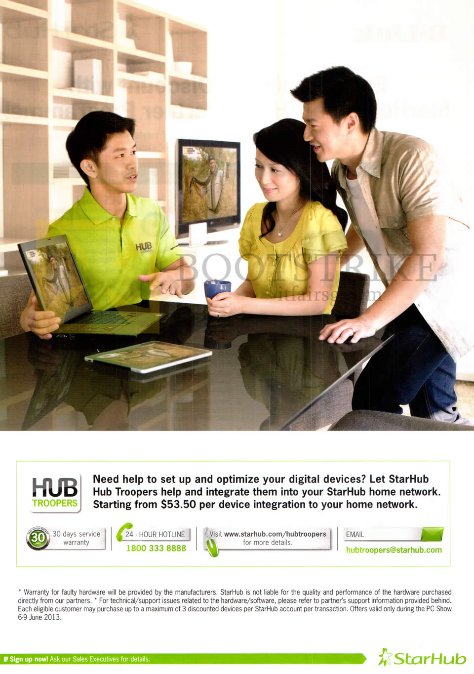 PC SHOW 2013 price list image brochure of Starhub Hub Troopers