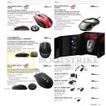 Notebooks Accessories ROG Gaming Mouse GX900, Laser WX470, GX950, GX1000, Power Adapters, Cables