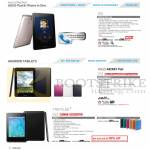 Tablets Fonepad ME371, Memo Pad ME172V, Nexus 7