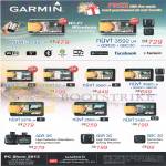 Garmin GPS Navigators Nuvi 3592LM, 42LM, 52LM, 3560LM, 2576 LM, 2565LM, 2465LM, Driving Recorder GDR 35, GDR 30, GBC 30