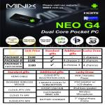 Neo G4 Pocket PC Prices, Packages, Features