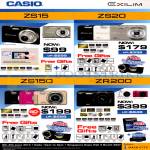 Digital Cameras ZS15, ZS20, ZS150, ZR200