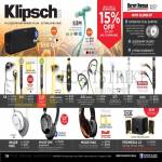 Klipsch Earphones S3M, KMC3 Bluetooth Wireless Speakers, S4, S4i, A5i, X7i, X10i, Headphones Image One, Mode M40, Promedia 2.1