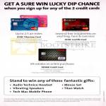 Credit Cards Sure Win Lucky Dip Titanium Card, Cashflo Card, Frank