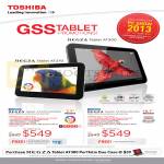 Tablets Regza AT270-10003G, AT300-10013G