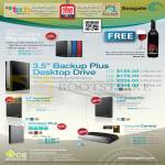 Seagate External Storage Backup Plus, Expansion, Backup Plus, Wireless Plus, Portable, Fast, Central 1TB 2TB 3TB 4TB 5tb