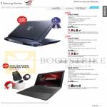 Notebooks ROG G750JZ-T4002H, G750JS-T4003H, G56JR-CN273H