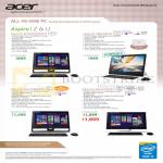 AIO Desktop PCs Aspire ZC-610, Z3-600, Z3-610, U5-610