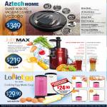 VC2000 Vacuum Cleaner, JuiceMax Juicer, Lollie Egg Roll Maker