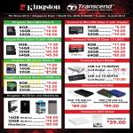 Flash Memory Cards Kingston, Transcend, MicroSD Class 4, 10 UHS1, Wi-Drive, MobileLite, Hard Disk, DVD Writer