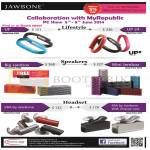 MyRepublic Jawbone Speakers, Headset, Big Jambox, Mini Jambox, Era