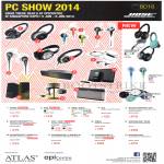 Bose Headphones, Headset, Speakers, Digital Music System AE2W, IE2, MIE2, SoundDock Series III, Companion 5, Soundlink