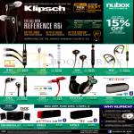 Klipsch Headphones, Headsets, X11i, X7i, X4i, A5i, S4A, S3M, Status, GIG, Promedia 2.1 Speakers, KMC1, KMC3