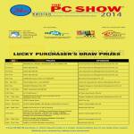 PC Show Lucky Draw Prizes