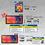 Tablets Galaxy Tab 4 8.0, Note Pro 12.2, Tab Pro 10.1