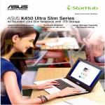 Fibre Broadband Asus K450 Notebook