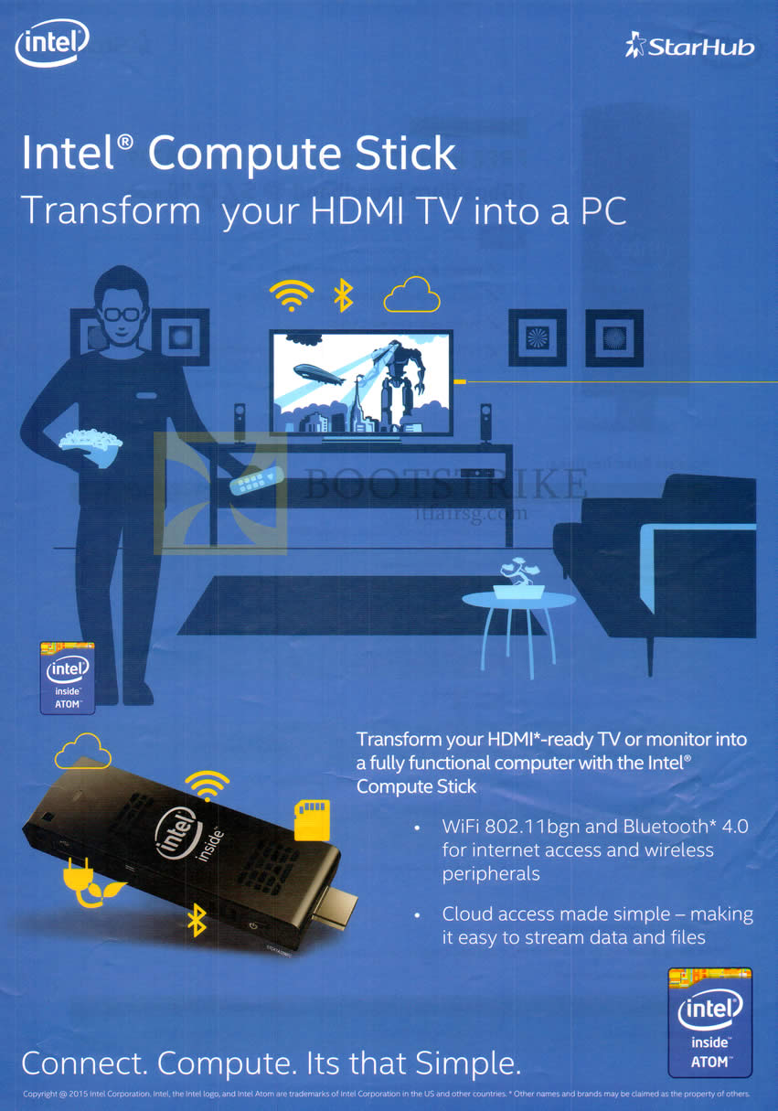 PC SHOW 2015 price list image brochure of Starhub Intel Compute Stick Features