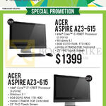 Newstead AIO Desktop PCs Aspire AZ3-615