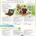 Notebooks Desktop PCs Aspire V Nitro, Predator G Series Aspire VN7-571G, 591G, 791G, Predator G3-605