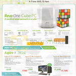 Notebooks Revo One Cube Desktop PC, Aspire XC-705 I416MR41T, I446MR41T, I479MR162T