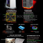 Notebooks Desktop PCs Hypergate, Tremor, M-15