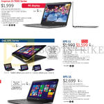 Notebooks Inspiron 15 7000 Series, XPS 11, XPS 15