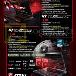 Notebooks Gamepro Shop GT72 2QD 1005SG 848SG Dragon Edition, GT80 004SG