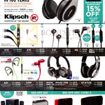 Klipsch Headphones, Earphones, Speakers, X11i, X7i, X4i, R6, R6i, R6m, A5i, S3M, Image One II, Image One Bluetooth, Status, Promedia 2.1, Gig, KMC1, KMC3