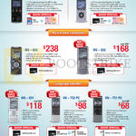 Olympus Voice Recorders LS-14, DM-650, WS-833, WS-832, WS-831, VN-732 PC, VN-731 PC