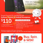 Prepaid 3G Handset Bundle, Karbonn Titanium S8, Buy Spin Win