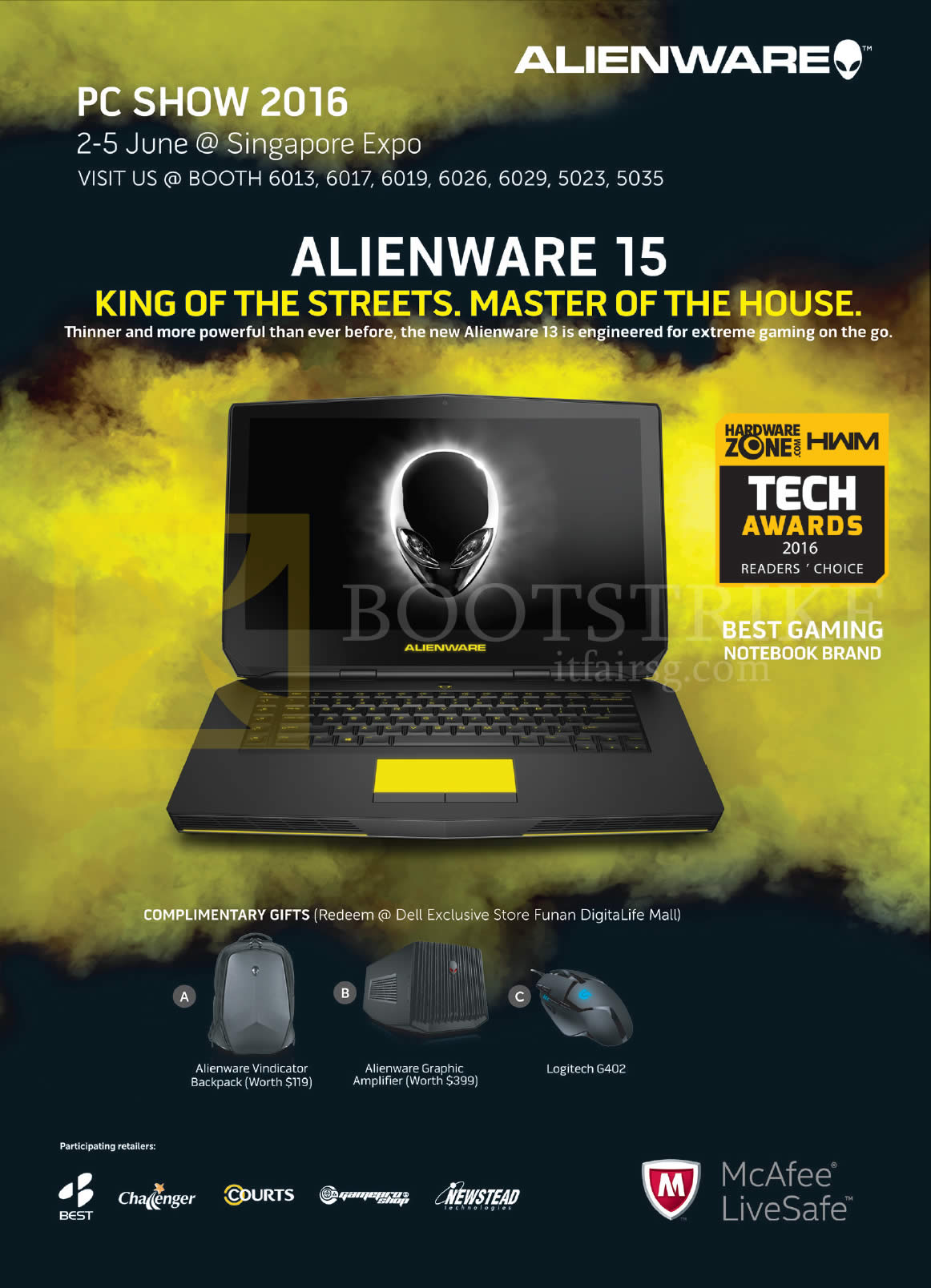 PC SHOW 2016 price list image brochure of Dell Alienware Notebook 15