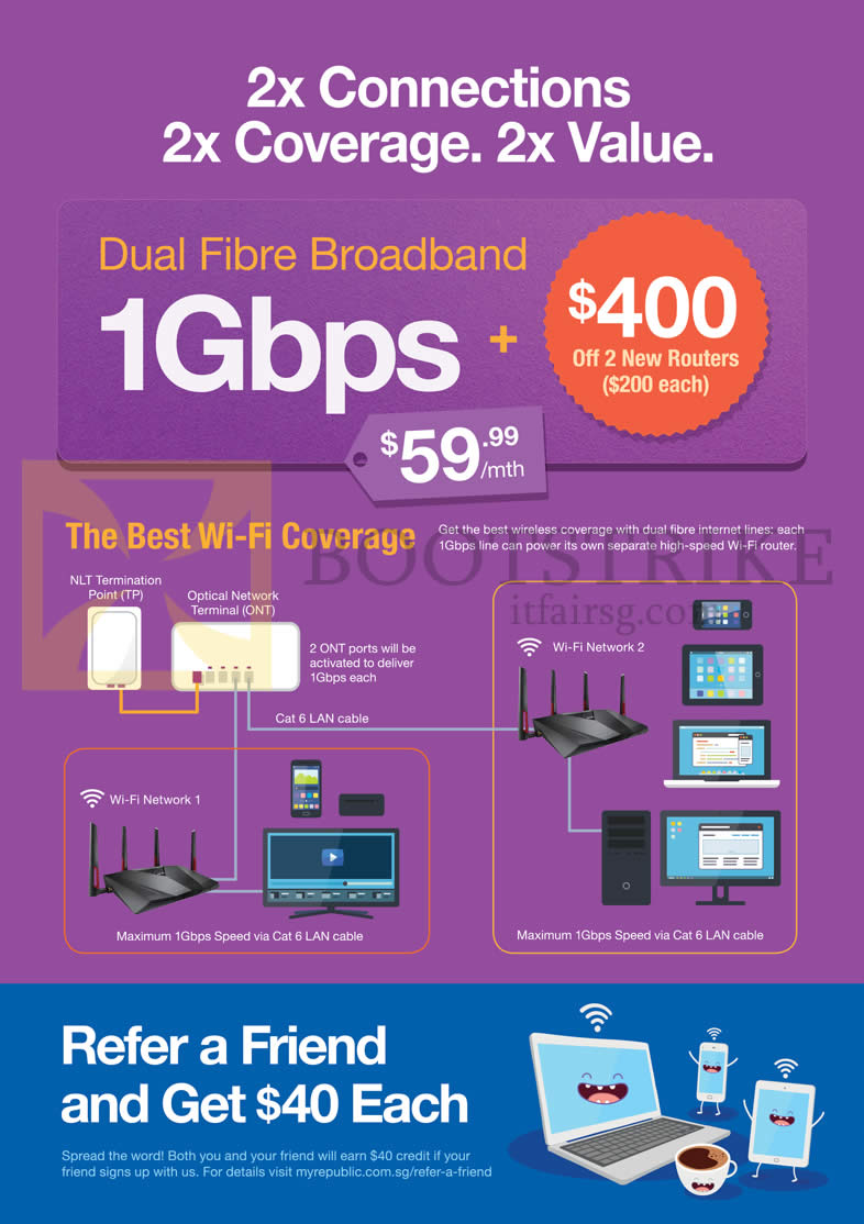 PC SHOW 2016 price list image brochure of MyRepublic 59.99 1Gbps Dual Fibre Broadband