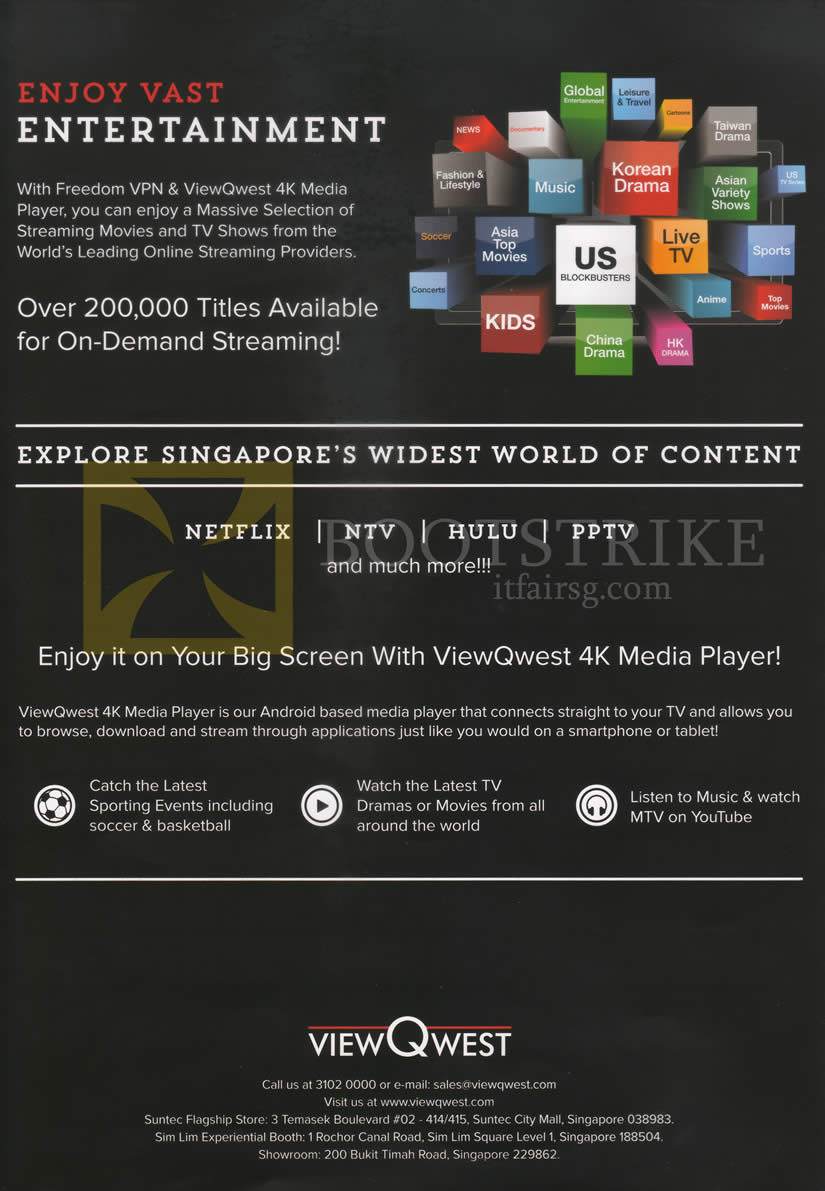 PC SHOW 2016 price list image brochure of Viewqwest Movies TV 4K Media Player