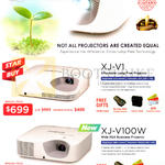 Projectors XJ-V1, XJ-V100W