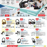 Headphones, Lelong Deals, Aurvana Platinum, Gold, Live 2, In-Ear 3 Plus, 2 Plus, Air, Hitz WP380, 450, Sound Blaster JAM