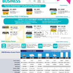 Networking Business Smart Switches, Wireless Access Points, DES-1008PA, DGS-1008P, 1008MP, 1100-08, 26, 08P, 18, 24P, DAP-2695, 2660, 3662, 2230