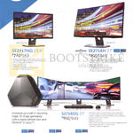 Monitors SE2417HG, SE2716H, S2716DG, S2216H, S2316H, S2715H, S2817Q