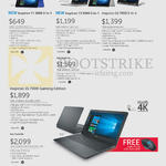 Notebooks Inspiron 11 3000, 13 5000, 15 7000 2 In 1, Gaming Edition