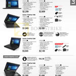 Notebooks Thinkpad Classic T460S, T460, X260, Edge E460