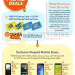 Prepaid Mobile Deals Free 5 Dollar Top Up Card, Alcatel 2045X, Pixi 3, Samsung Galaxy J1 Mini, Xiaomi Redmi 2 Enhanced