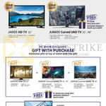 Samsung TVs (No Prices) J4003, JU6600, JU6400, JS9000, JS9500, JU6000