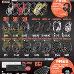 Cybermind Headphones, Keyboards, 3HV2, 5HV3, 9H, Siberia 100, 150, 350, 650, P100, P300, P800, X100, X300, X800, 800, Apex M260, 6GV2