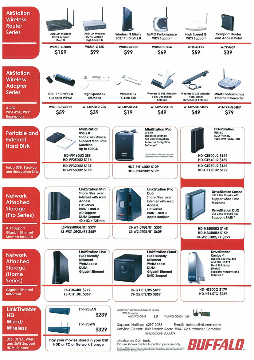 Sitex 2008 price list image brochure of Buffalo Page 2 - Vr-zone Tclong