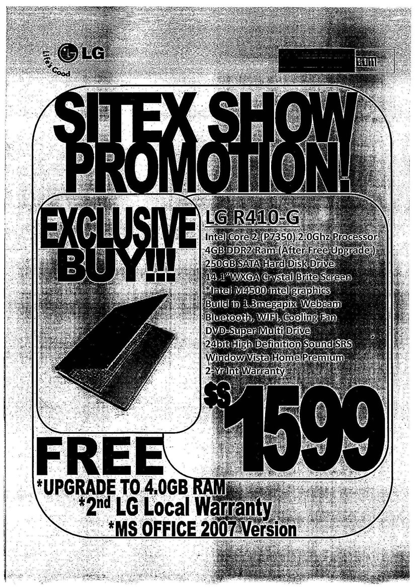 Sitex 2008 price list image brochure of LG Notebooks 02 Page 1 - Vr-zone Tclong